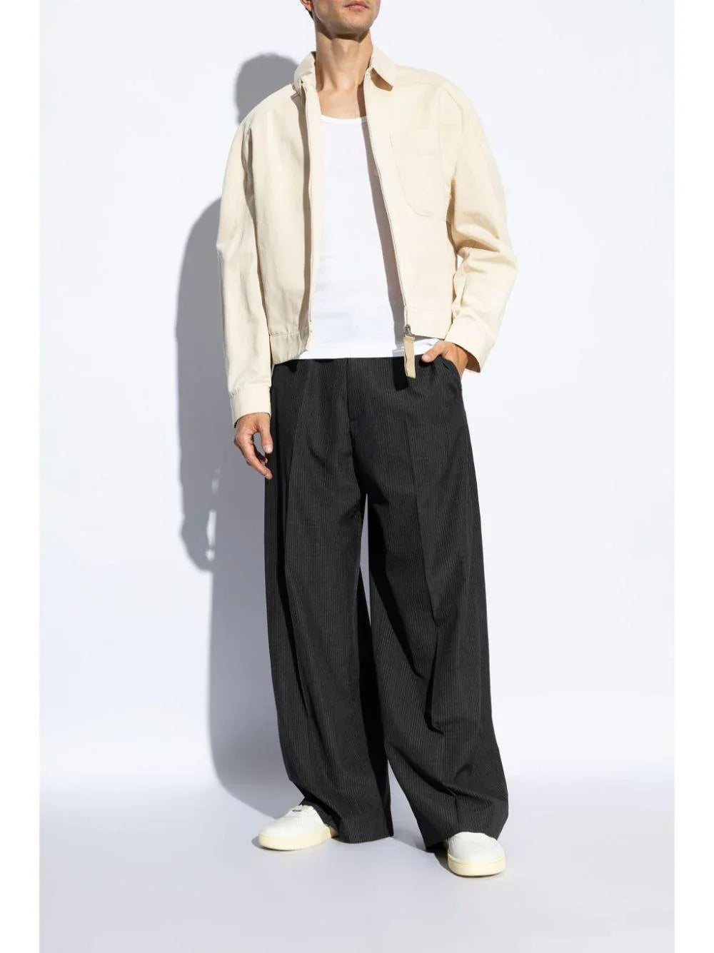 Sneakers v-90 bianche/blu - Preludio Moda