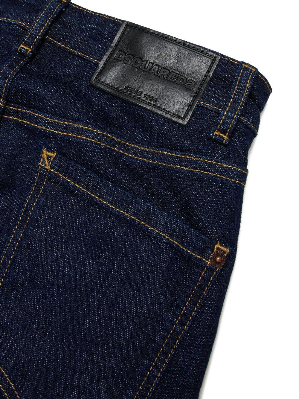 Jeans a Gamba Ampia con Logo Posteriore - Preludio Moda