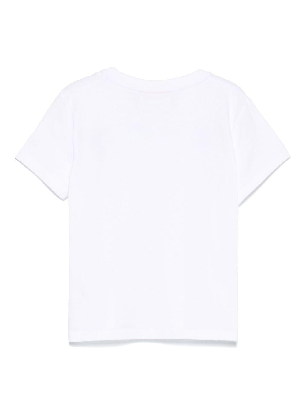 T-shirt elly bianca "mini influencer" ricamo