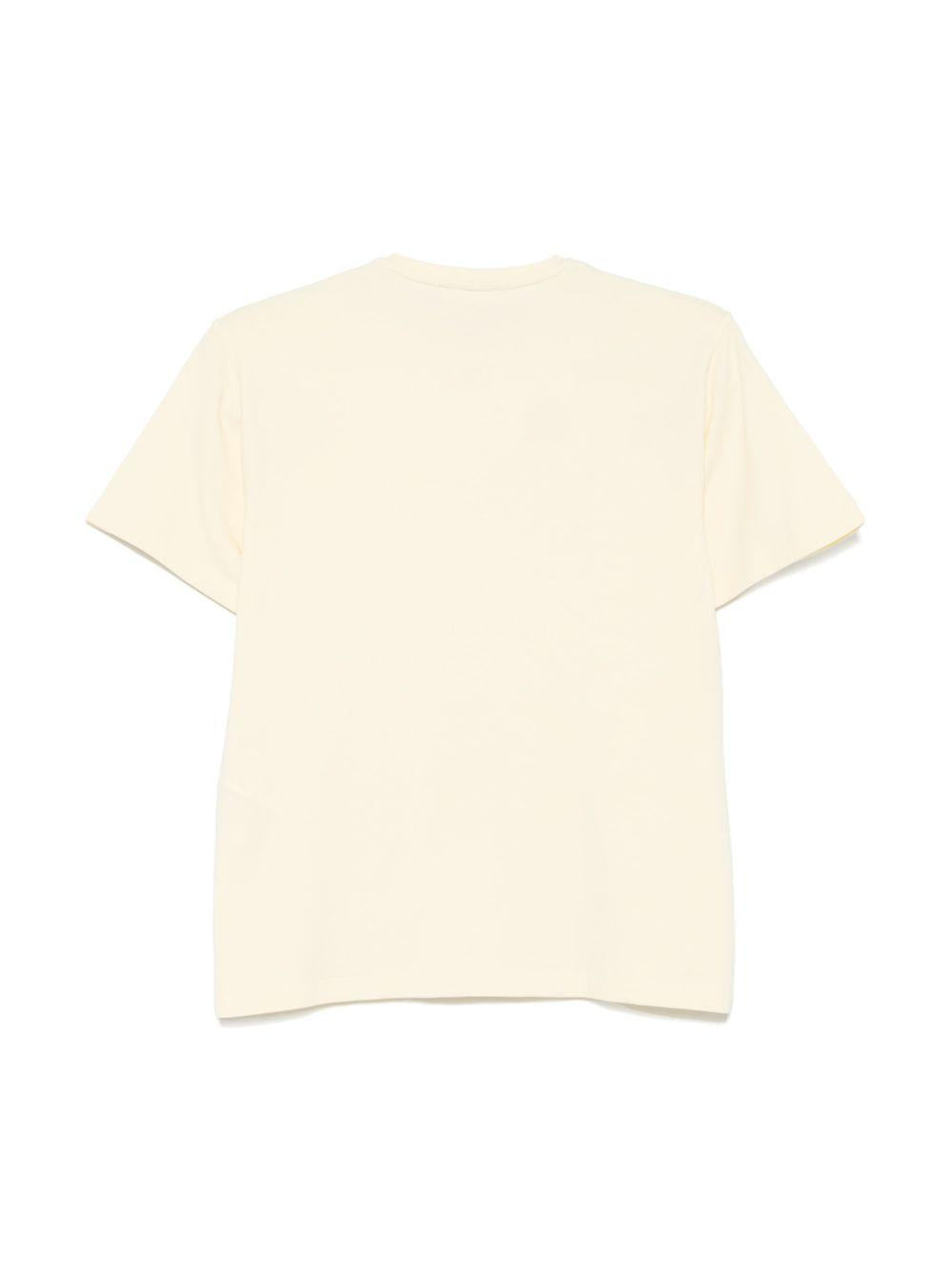 T-shirt lemonate logo monogram frontale EFTS2370JE006 2023 ELISABETTA FRANCHI KIDS