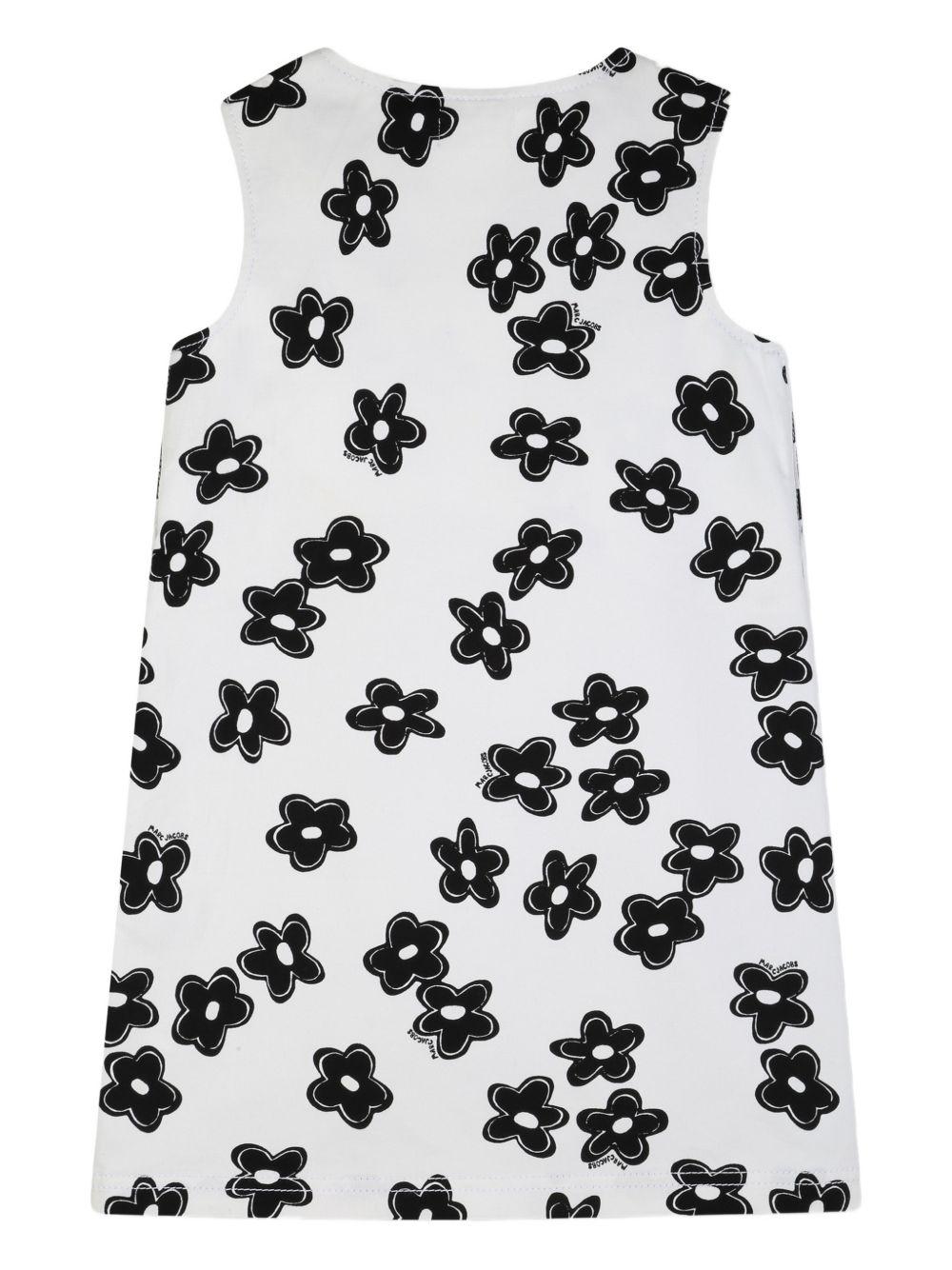 Abito in cotone senza maniche con bottoni W60721 126 MARC JACOBS KIDS
