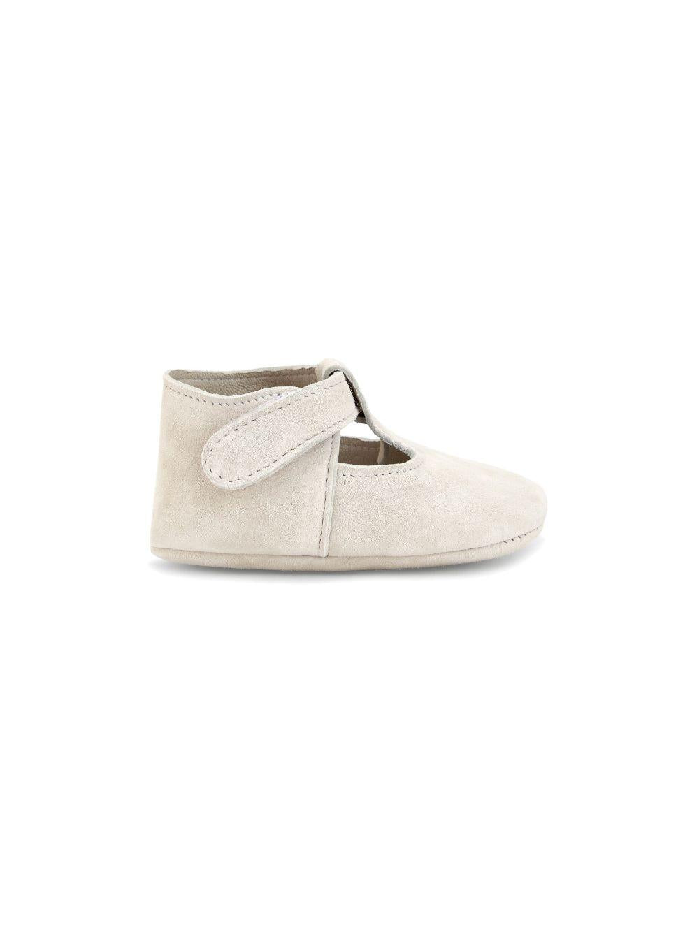Scarpina avorio in pelle scamosciata 035150593 60 PAZ RODRIGUEZ KIDS