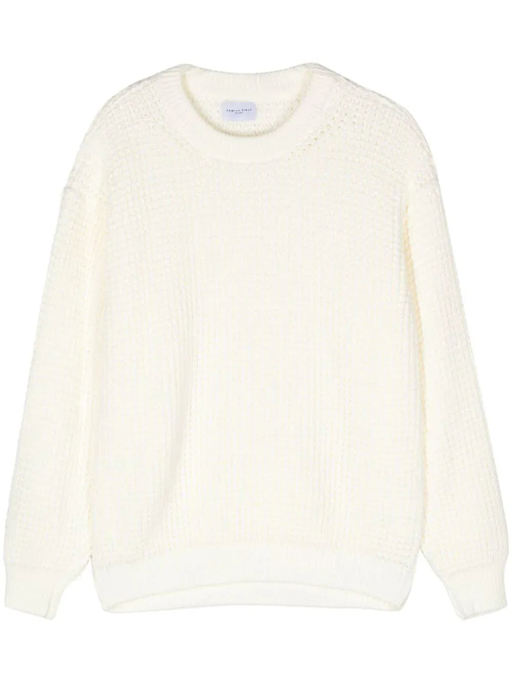 Maglione bianco in maglia chunky - Preludio Moda