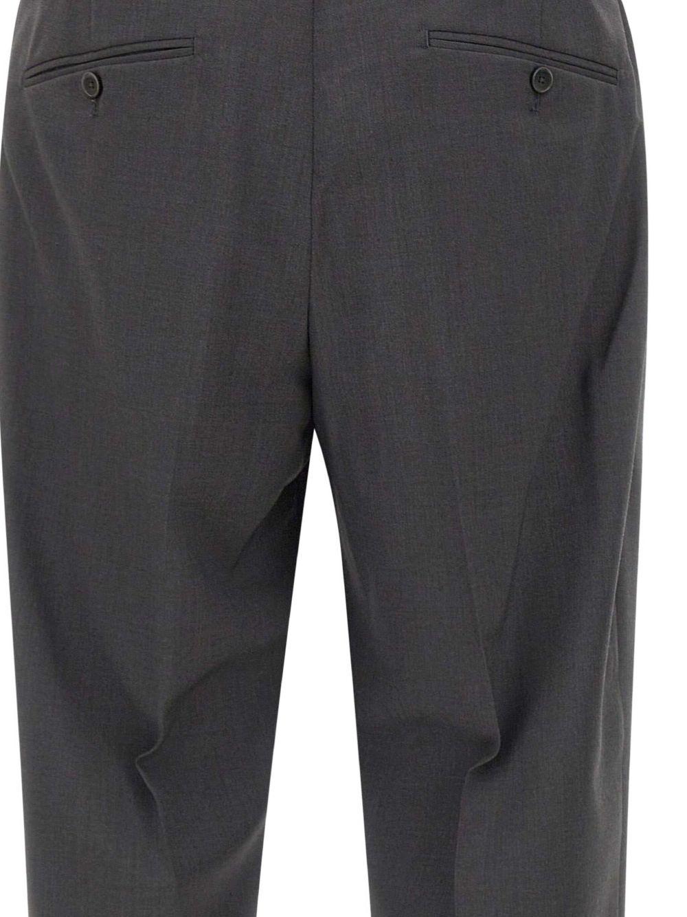 Pantaloni Grigi Sartoriali con Pieghe PORTOBELLOS400100 00080 BRIGLIA