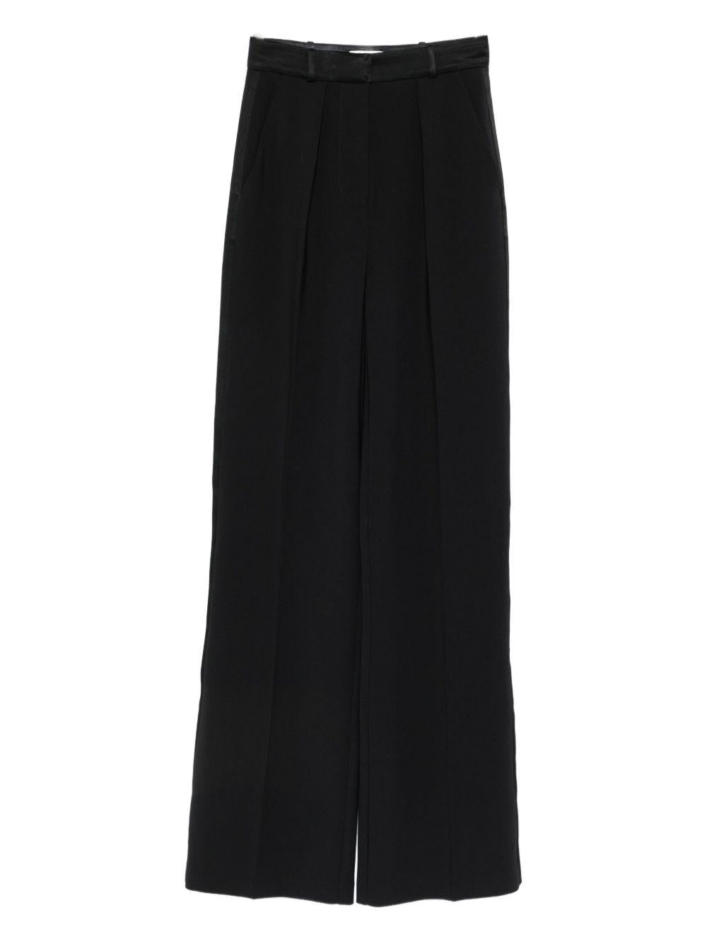 Pantaloni Sartoriali Neri con Pince PA12656E2 110 ELISABETTA FRANCHI