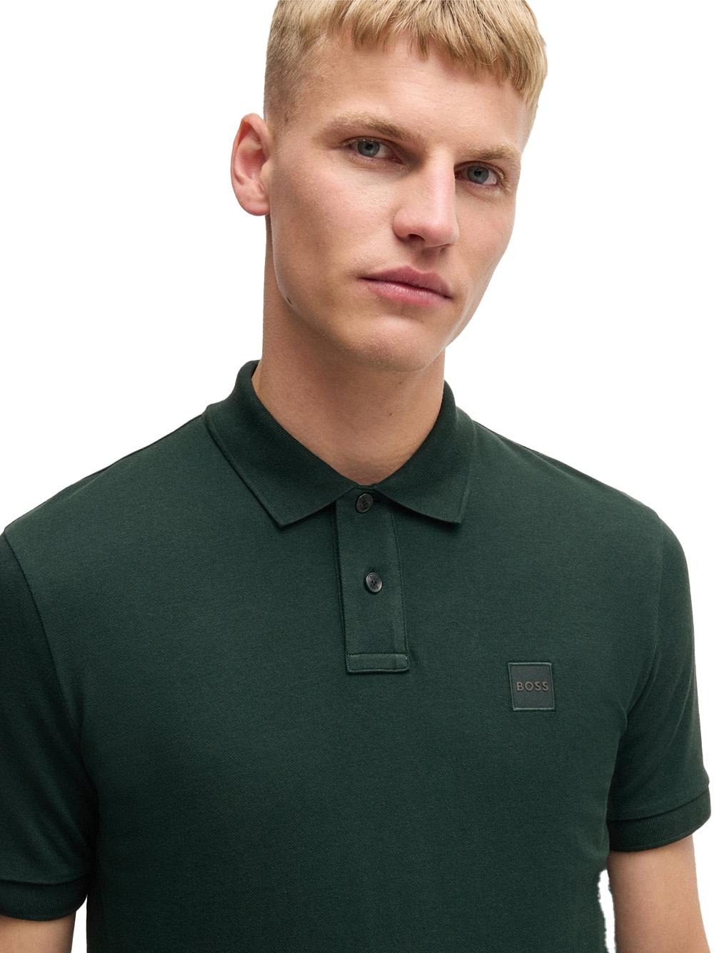 Polo passeger verde scuro 50507803 350 BOSS