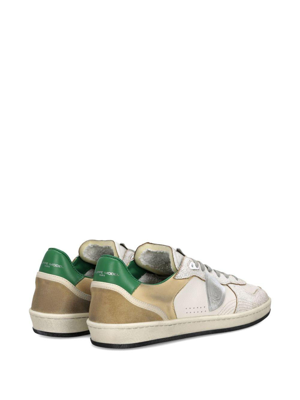 Sneakers Bianche e Verdi PGAL PGLUVC03 BIANCOVERDE PHILIPPE MODEL