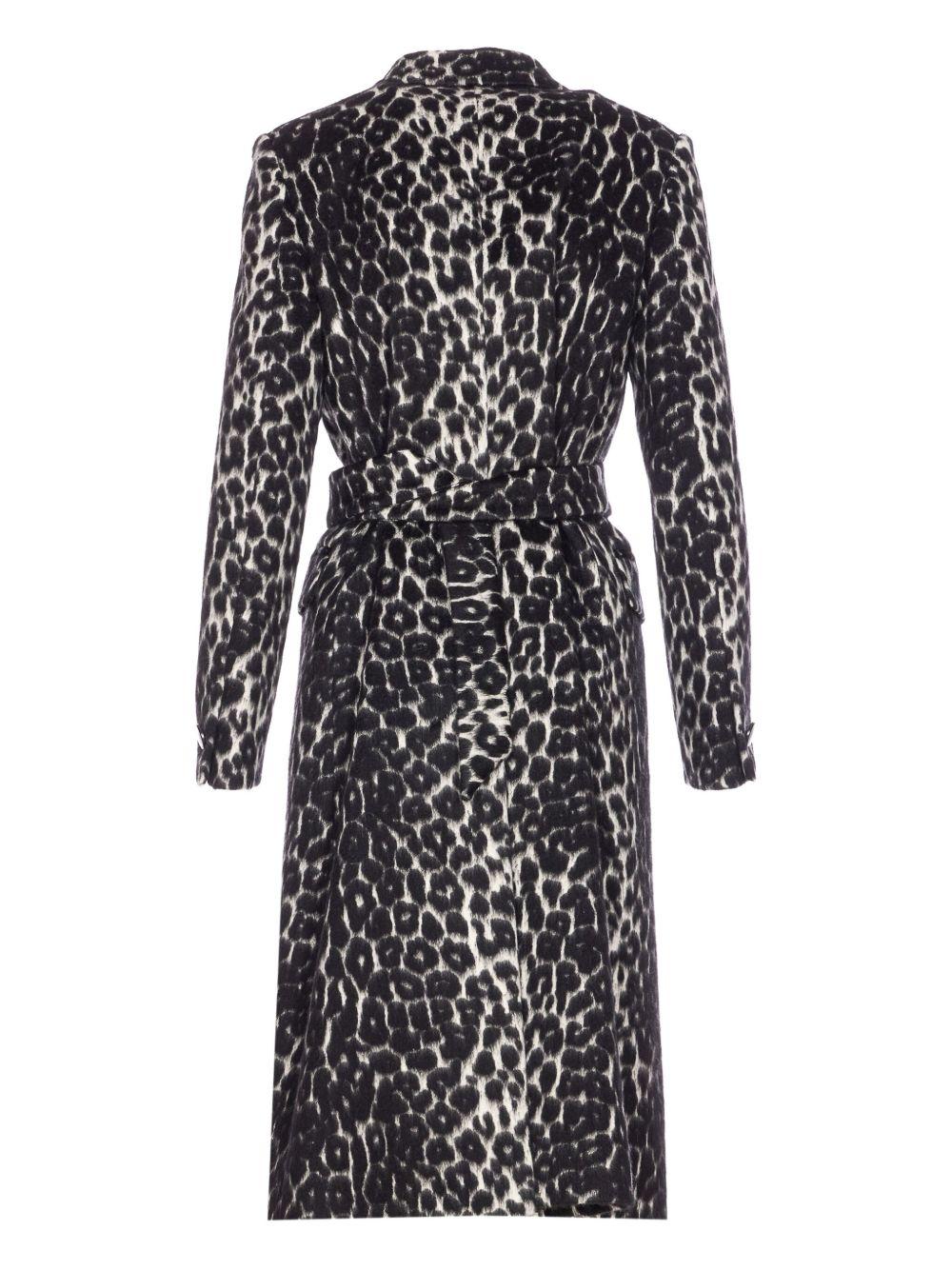 Cappotto Doppiopetto con Stampa Leopardata JOLECC290010N1057 2111 TAGLIATORE