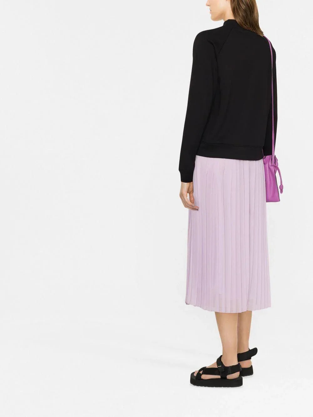 Felpa Nera Slim - Preludio Moda