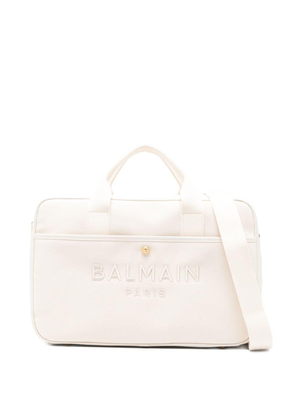 Borsa fasciatoio con manici BY0608Z3829 102 BALMAIN KIDS