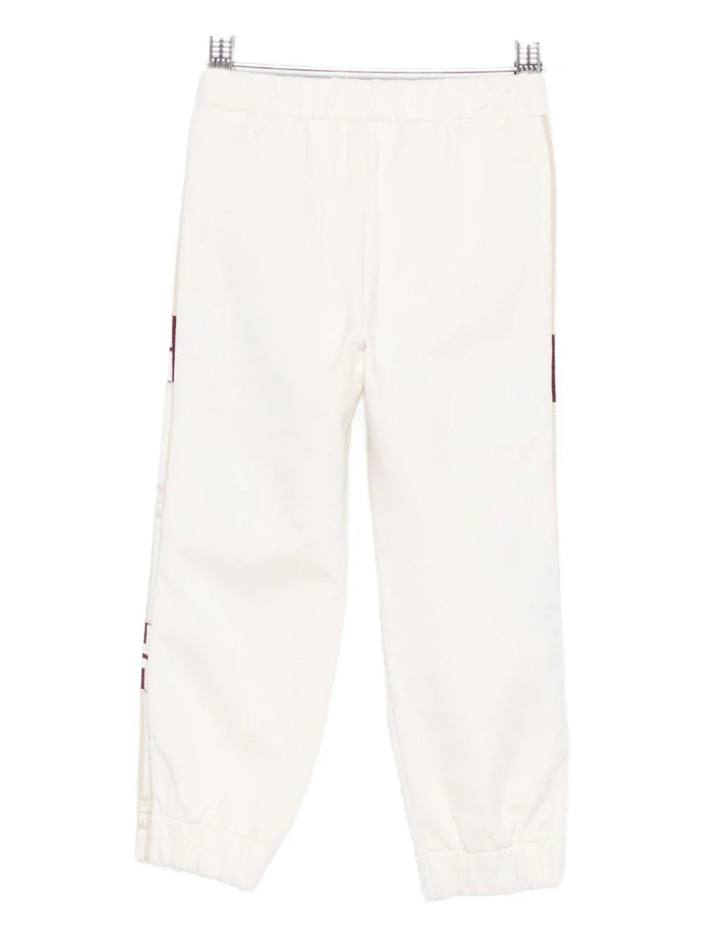 Pantaloni sportivi latte con logo EGPA090FF002 D760 ELISABETTA FRANCHI KIDS