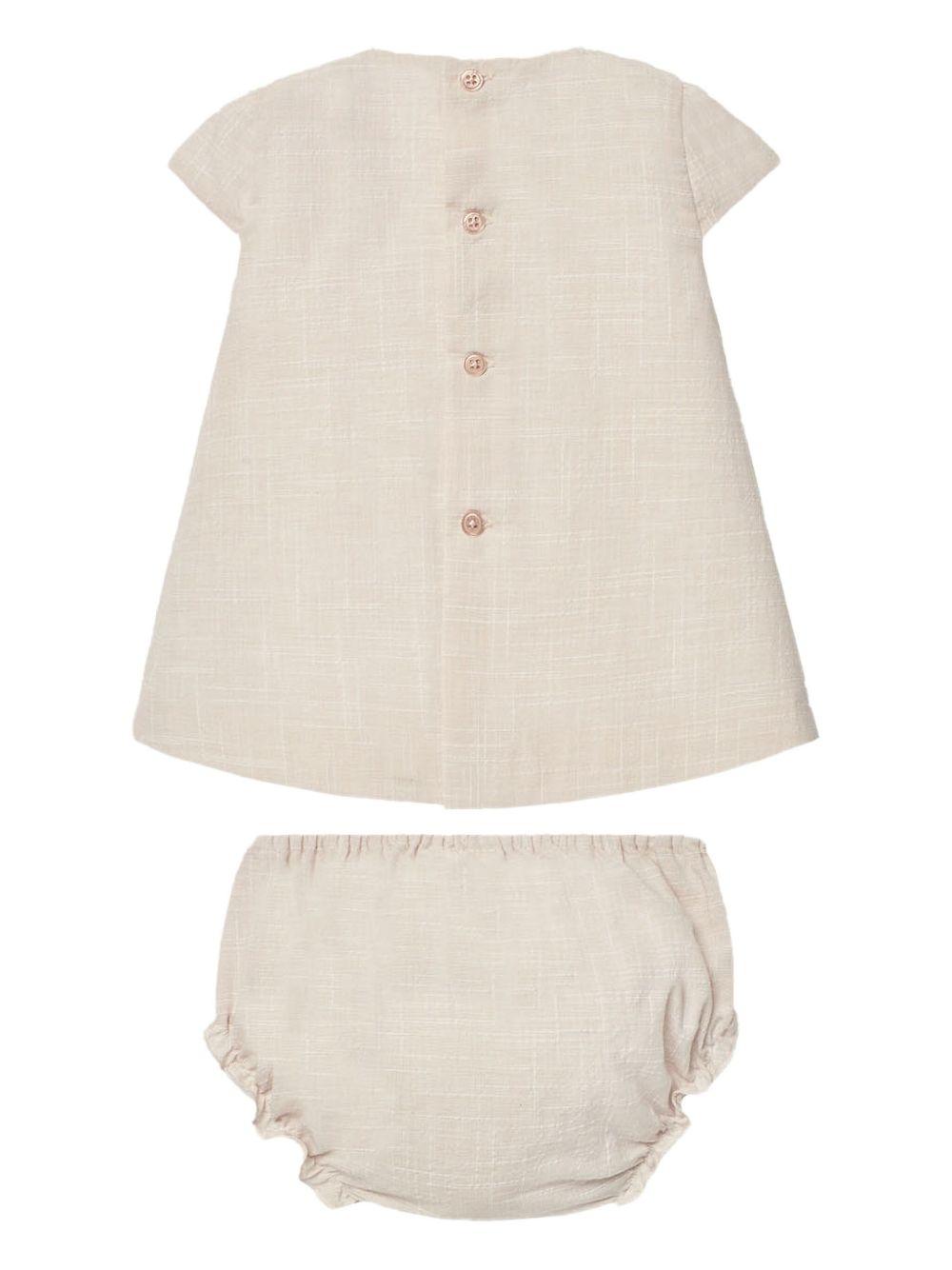 Completo beige neonata (2pz) 104152719 79T1878 PAZ RODRIGUEZ KIDS