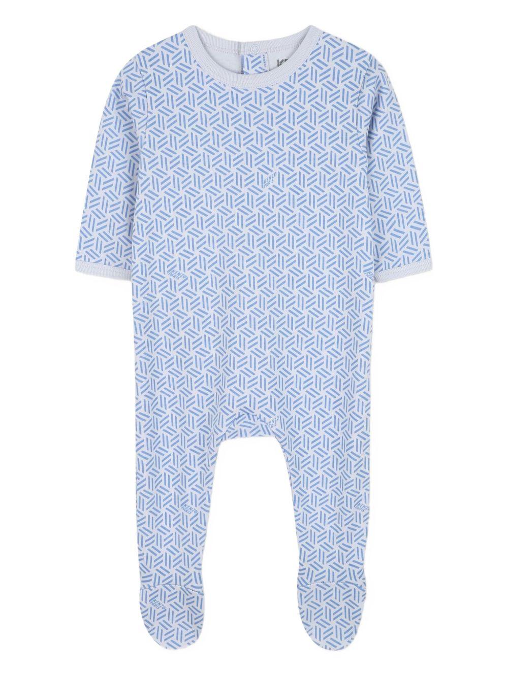 Pigiama con Stampa Geometrica All-Over K61256 77A KENZO KIDS