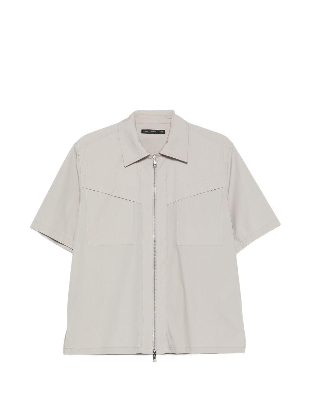Camicia con zip a maniche corte LH26012 N016 LOW BRAND