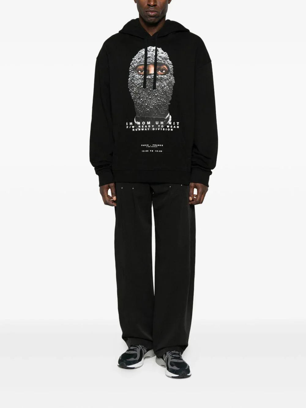 Felpa con Cappuccio e Stampa Grafica - Preludio Moda