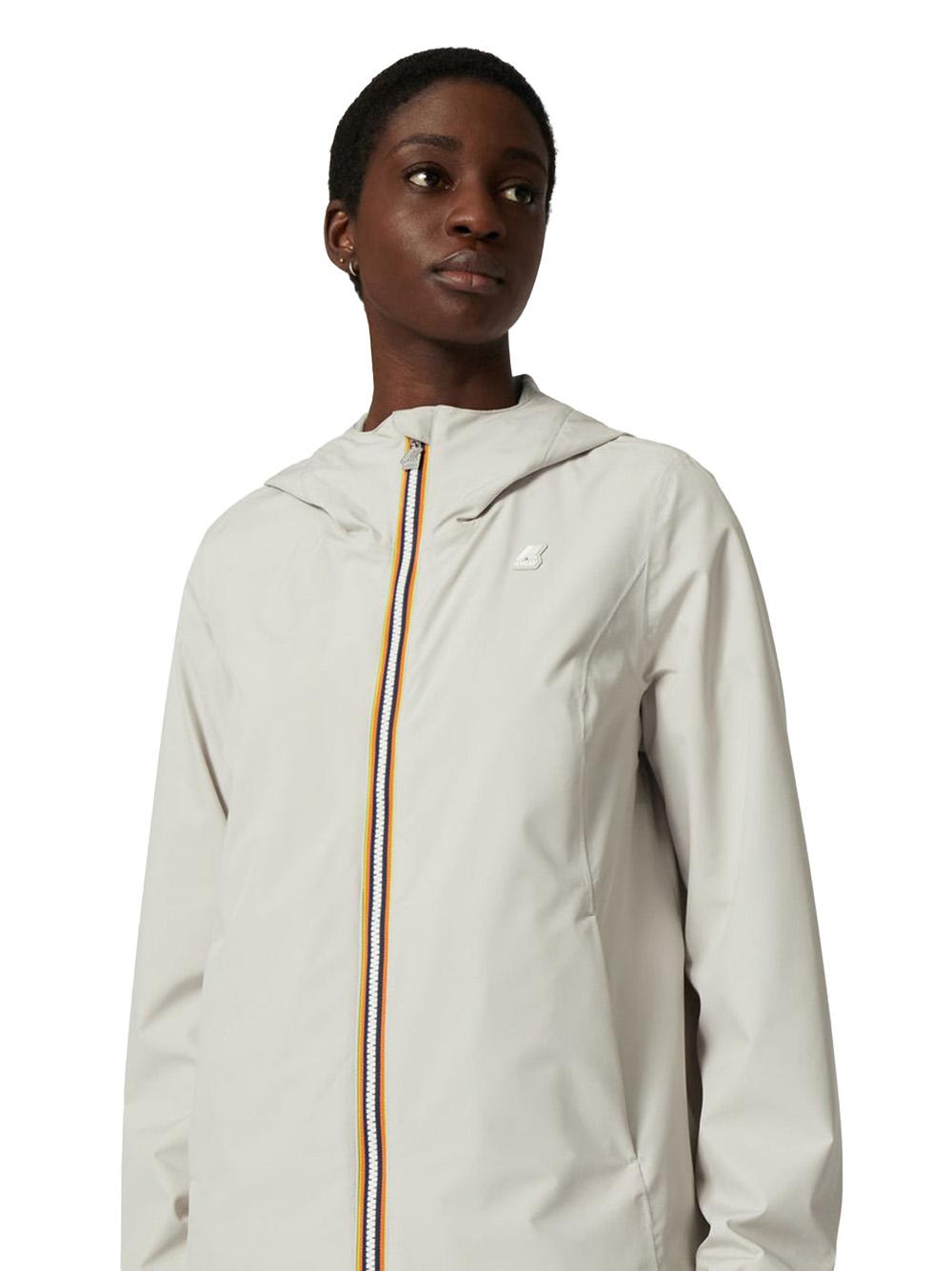 Giubbino marguerite stretch poly jersey beige