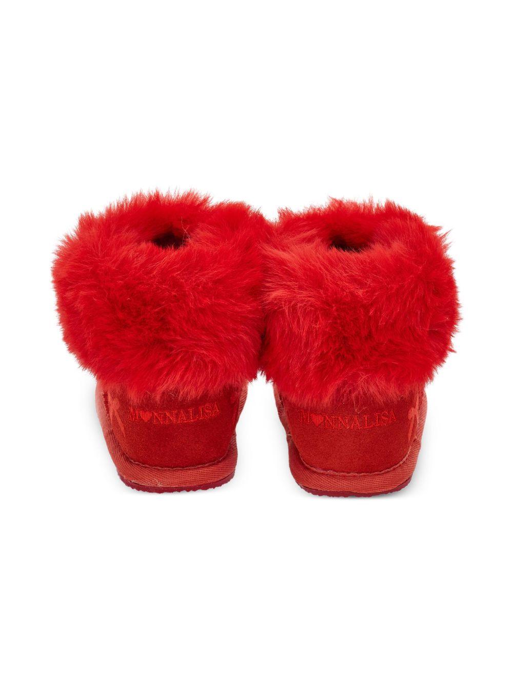 Stivali con Fiocco e Interno in Pelliccia - Preludio Moda