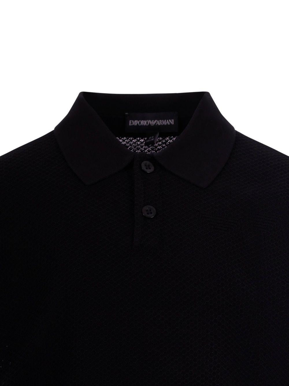 Polo in maglia con colletto EB001222AF23412 UB118 EMPORIO ARMANI KIDS