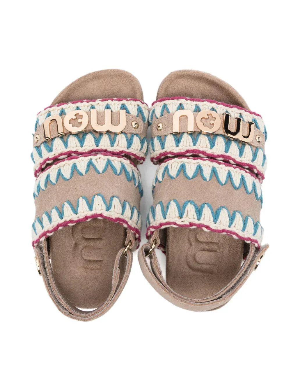 Sandalo baby cuciture multicolor - Preludio Moda