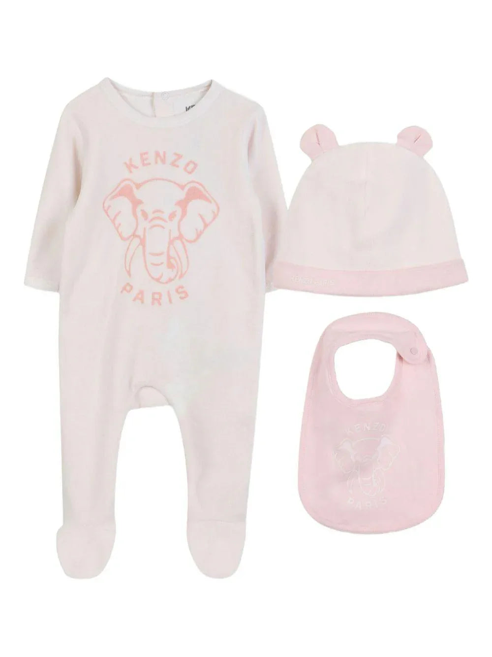 Set Neonato con Stampa Elefante e Cappello Abbinato - Preludio Moda