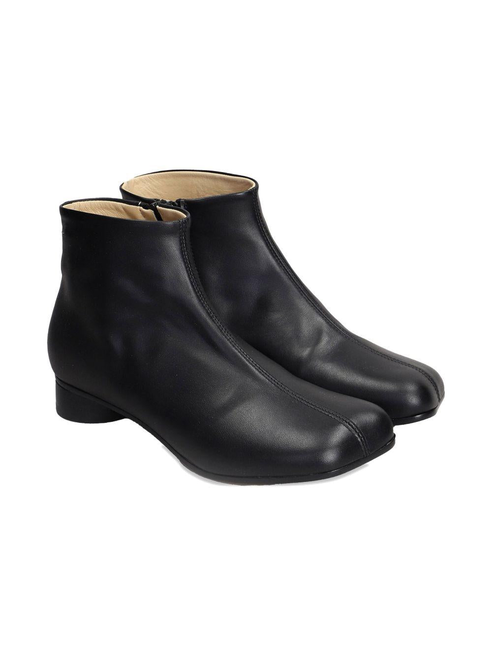 Stivaletto classico anatomico nero 78106 3 MM6 MAISON MARGIELA KIDS