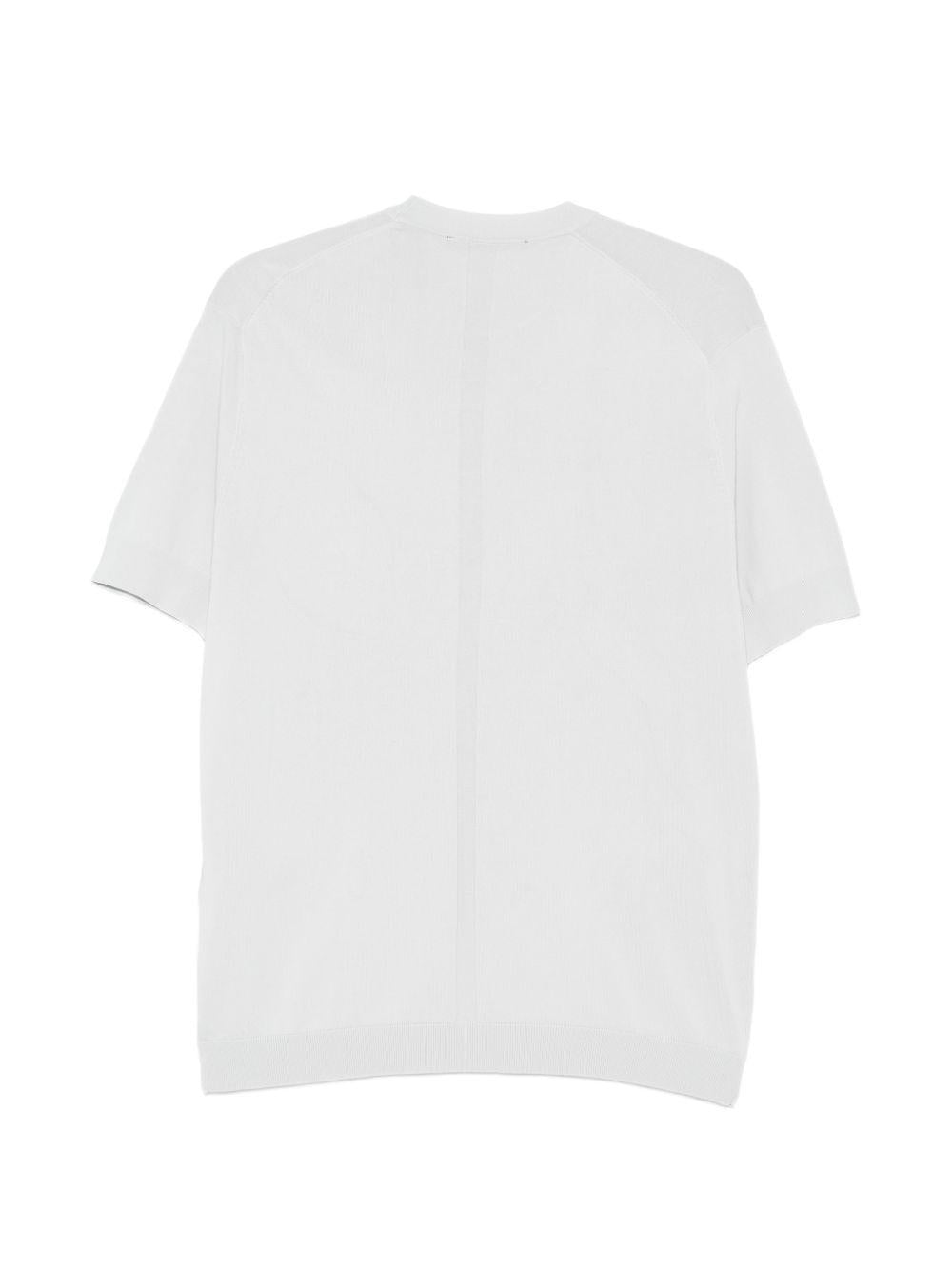 T-shirt a maglia con pannelli LM26001 N049 LOW BRAND