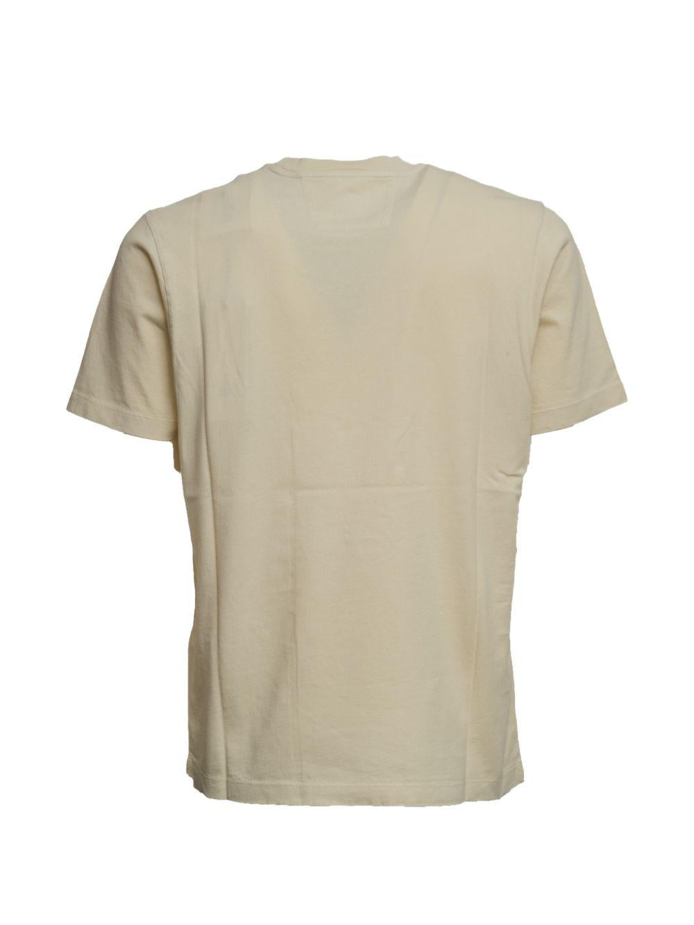 T-shirt in cotone con patch applicata 20CMTS294A005431G 114 CP COMPANY