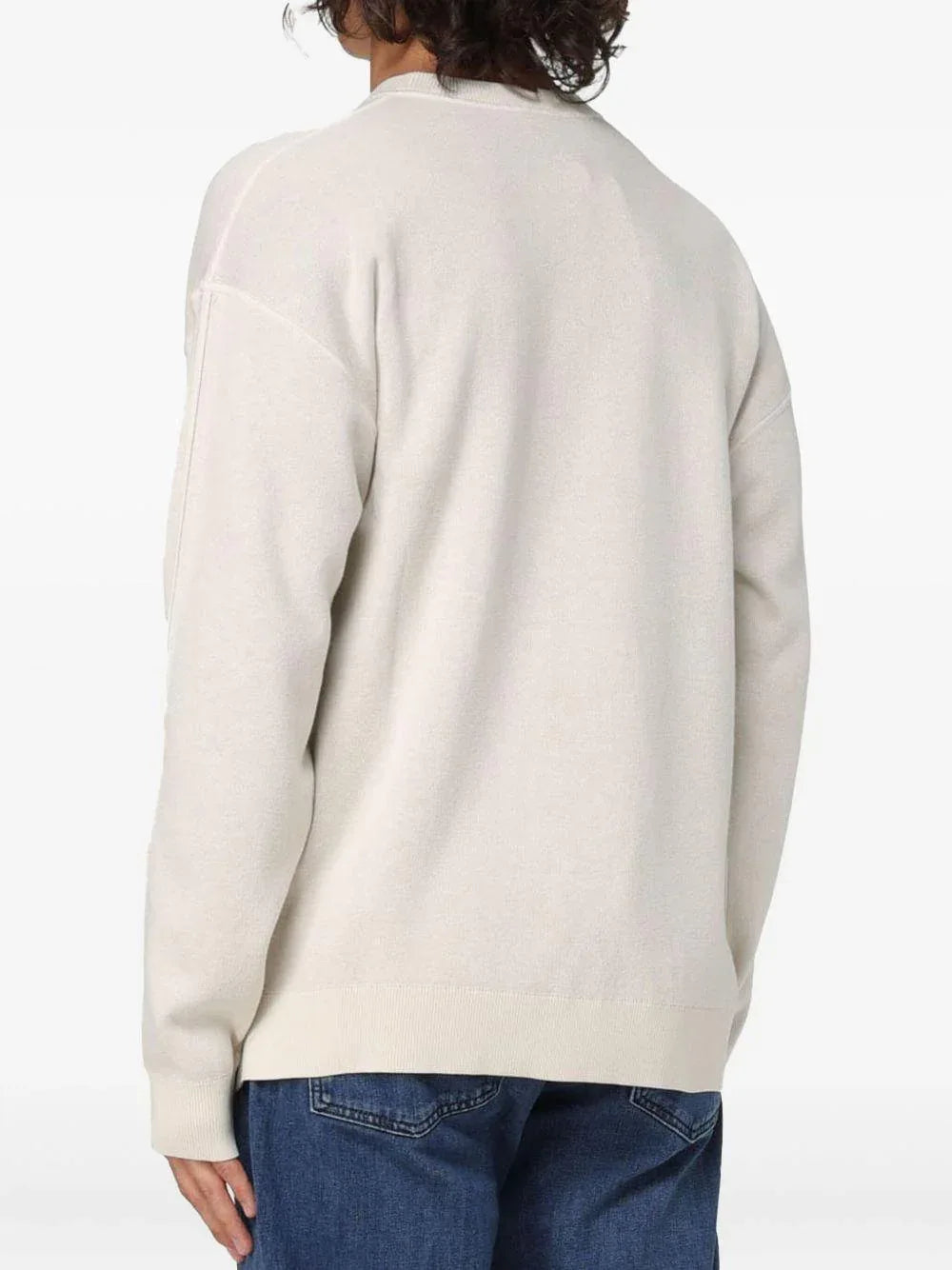 Felpa beige basic misto lana - Preludio Moda