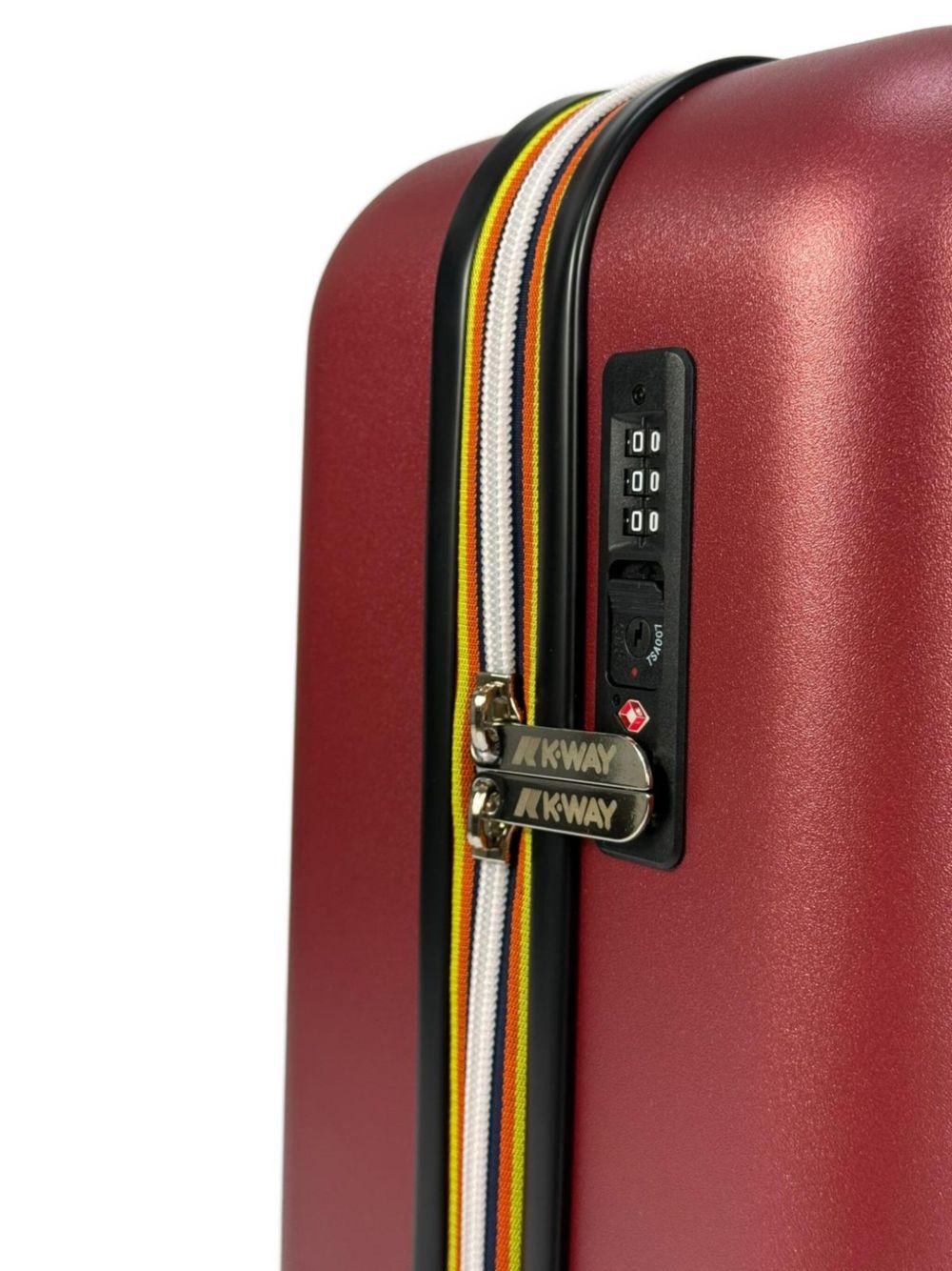 Valigia con Logo Goffrato e Chiusura a Combinazione K81372W WNN K-WAY