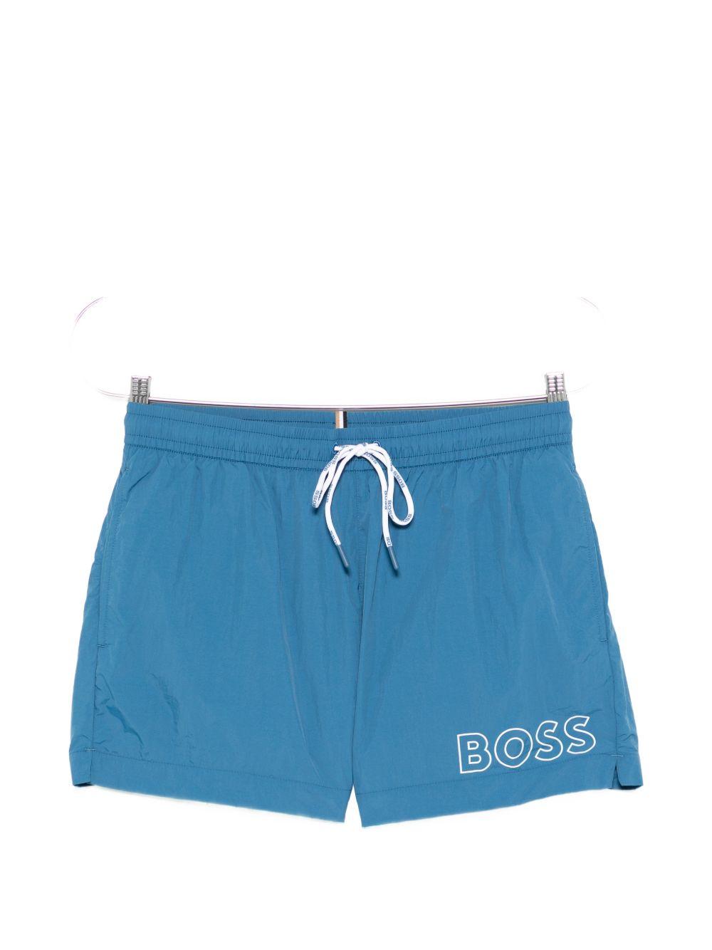 Costume da bagno in poliammide con logo 50469280 462 BOSS