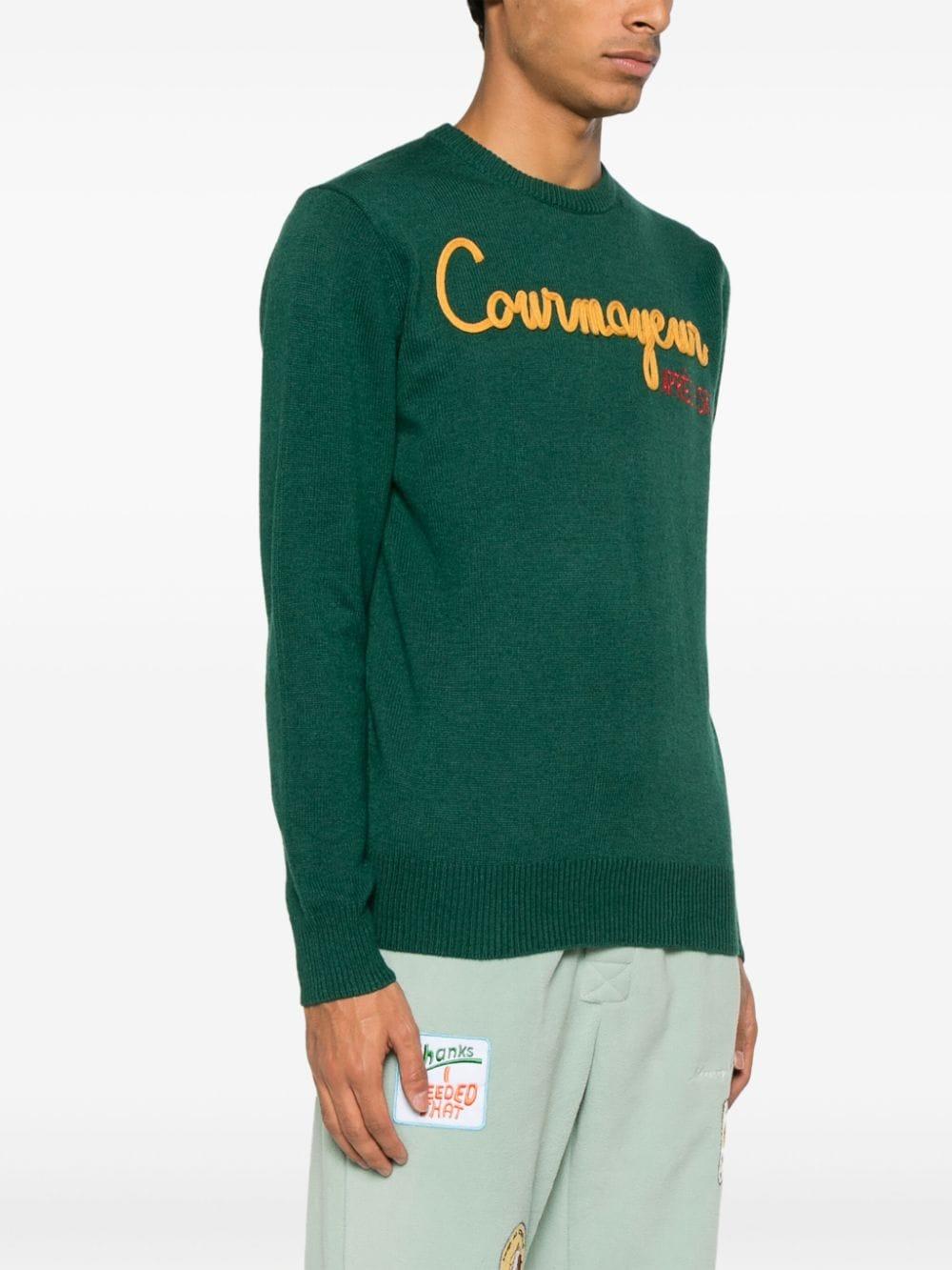 Maglione Uomo Verde Lana