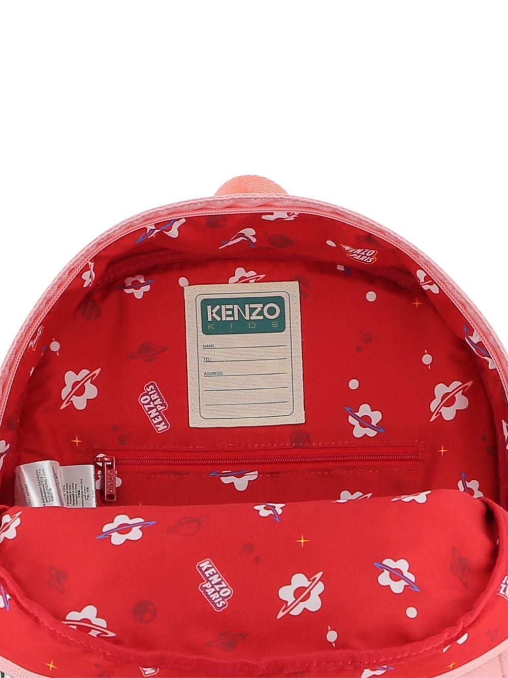 Zaino con Stampa Floreale e Logo K61223 47H KENZO KIDS