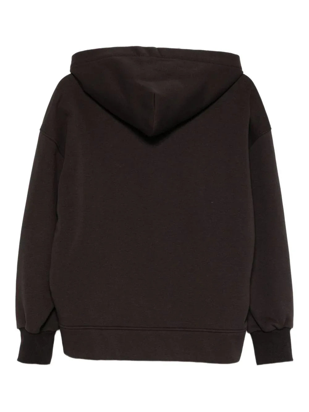 Felpa nera con cappuccio - Preludio Moda