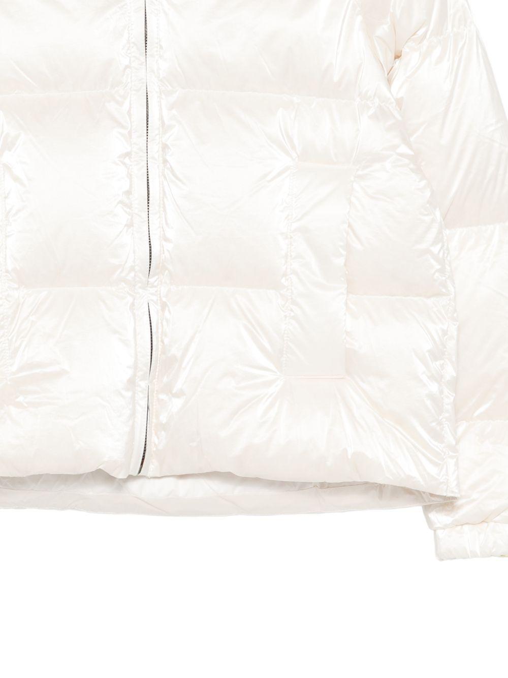 Giacca bianca con cappuccio e zip K7136QW B2Z K-WAY KIDS