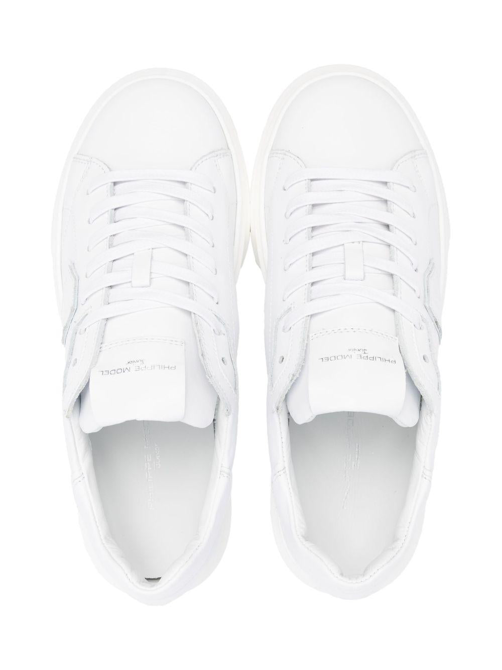 Sneakers total white para alta