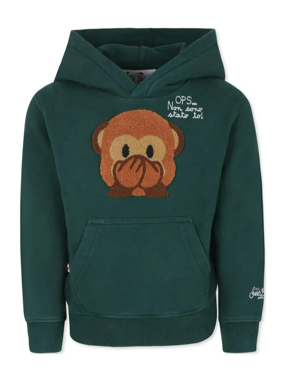 Felpa Oliver " non sono stato io" verde - Preludio Moda