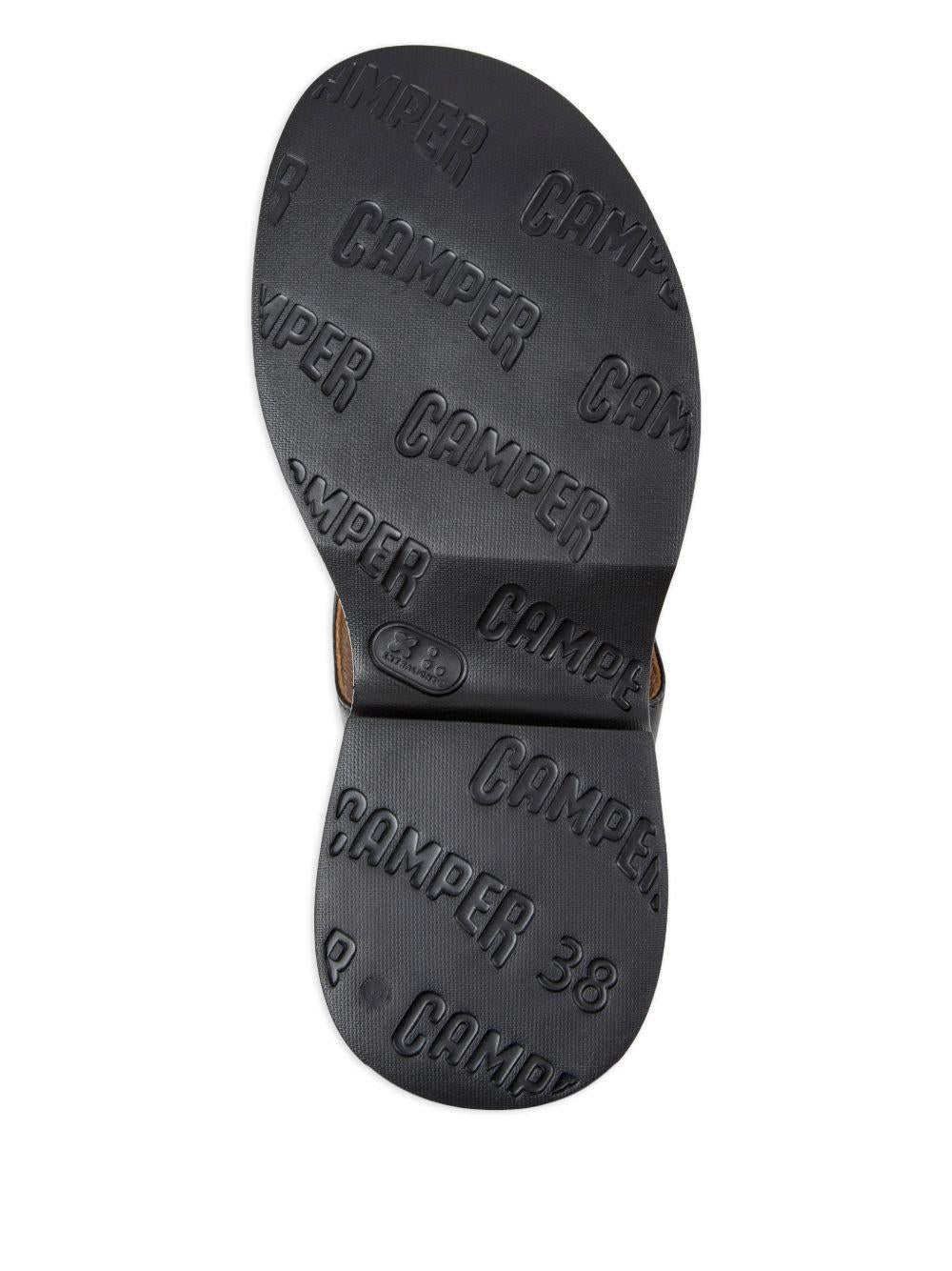Sandali platform in pelle con cinturino alla caviglia K201859 001 CAMPER