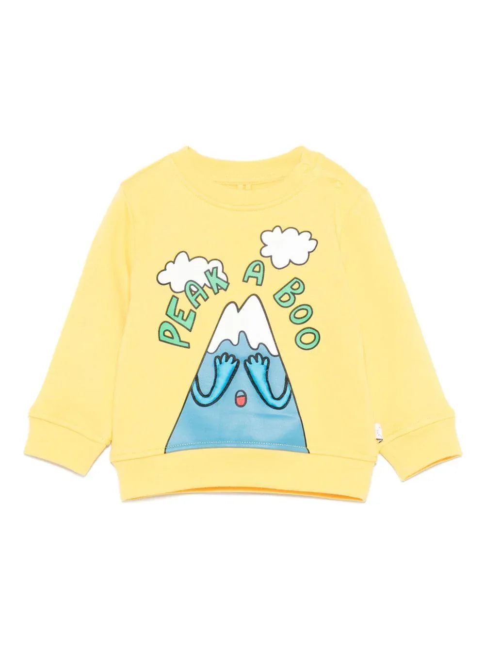 Felpa Giallo Chiaro con Stampa Grafica - Preludio Moda