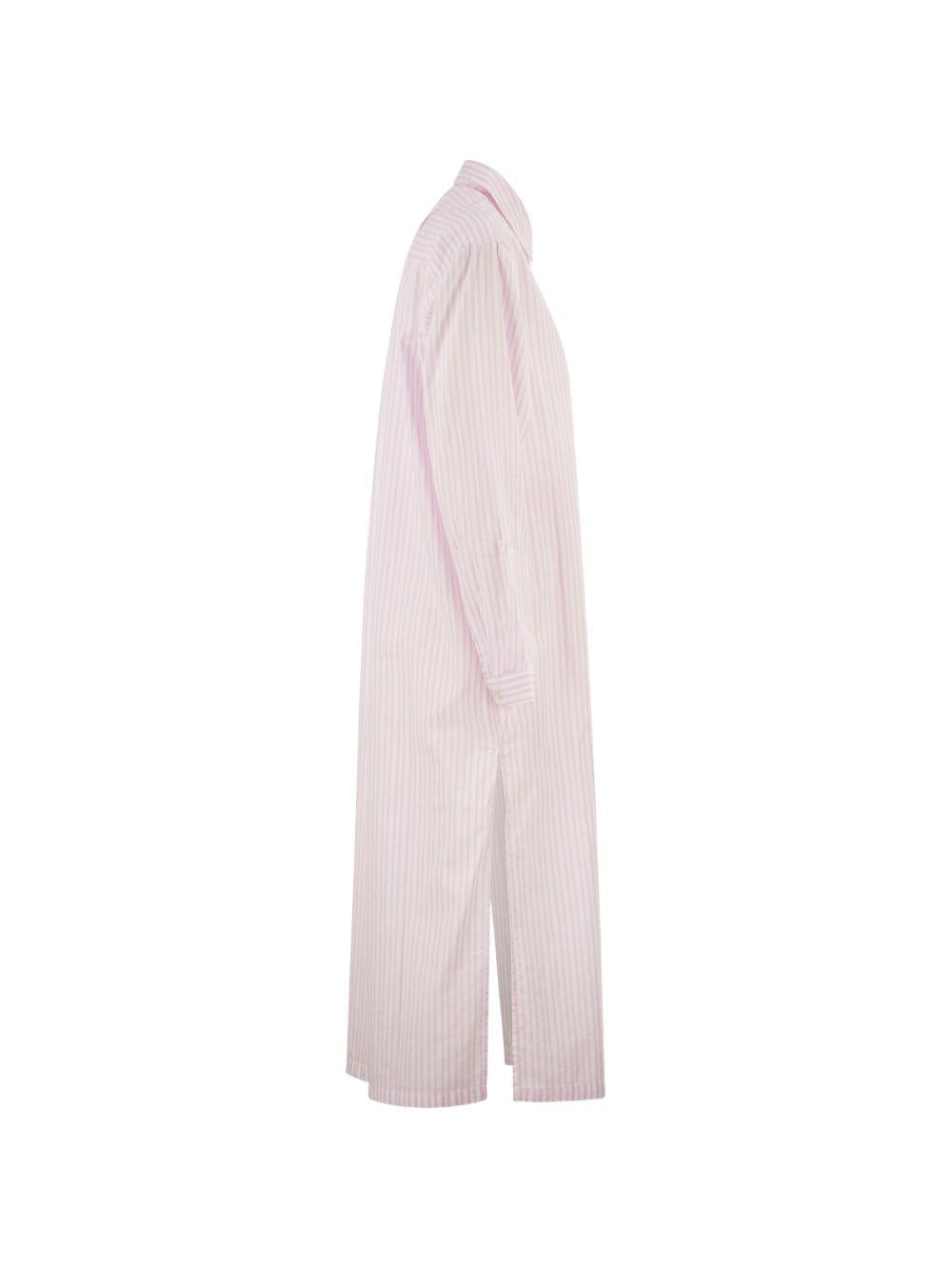 Abito camicia in cotone con ricamo ADN0001 01065L MC2 SAINT BARTH