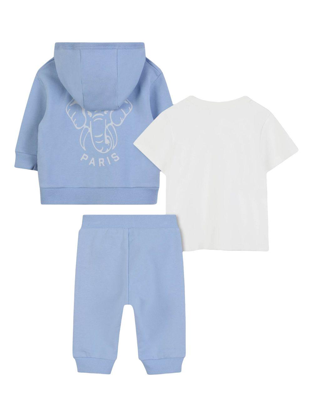 Tuta Sportiva con Logo e T-shirt Coordinata K61252 77A KENZO KIDS