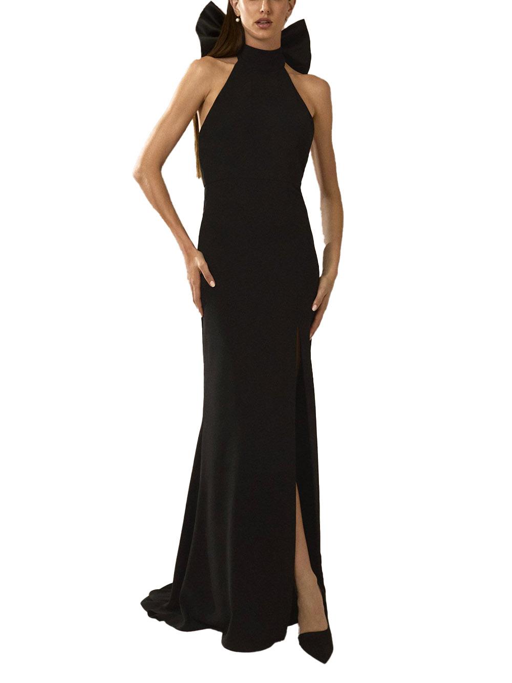 Abito Lesly nero NM225AS1 407 NICOLE MOMENTS