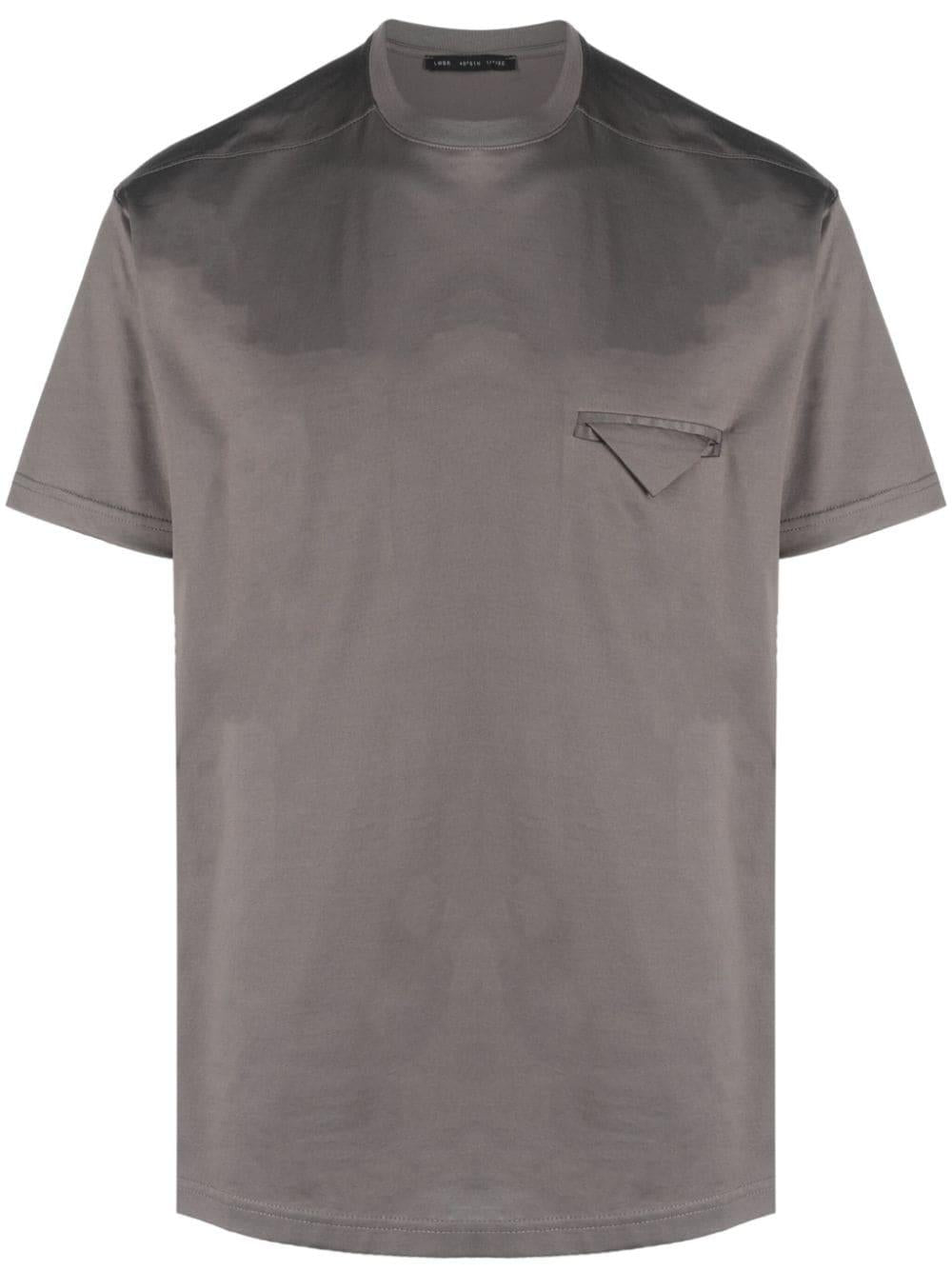 T-shirt Uomo Grigio scuro Cotone