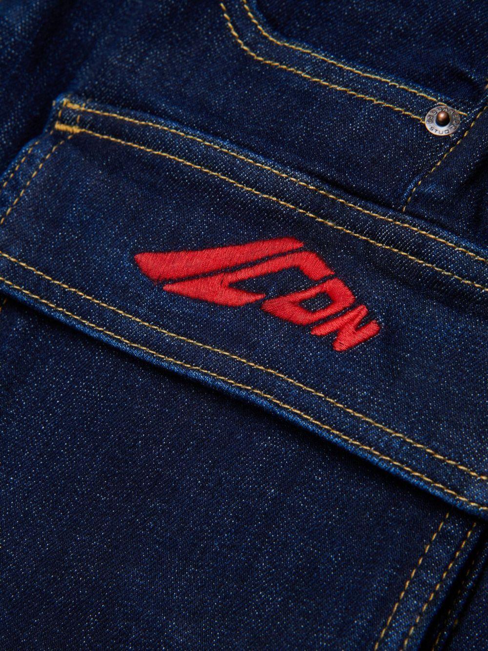 Minigonna Blu Denim con Logo Icon - Preludio Moda