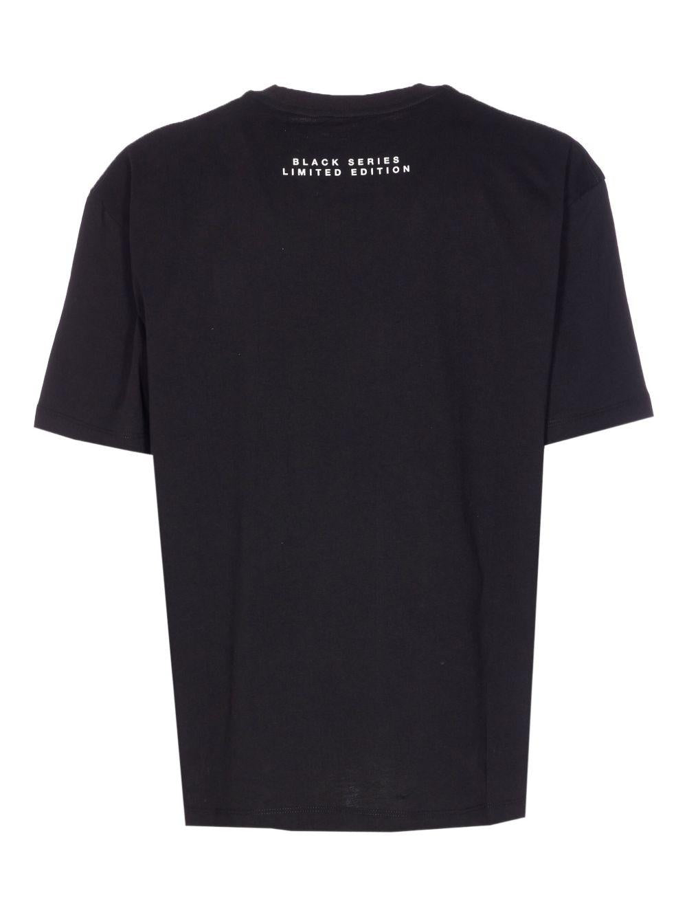 T-shirt Nera con Stampa Grafica NUW25265 009 IH NOM UH NIT