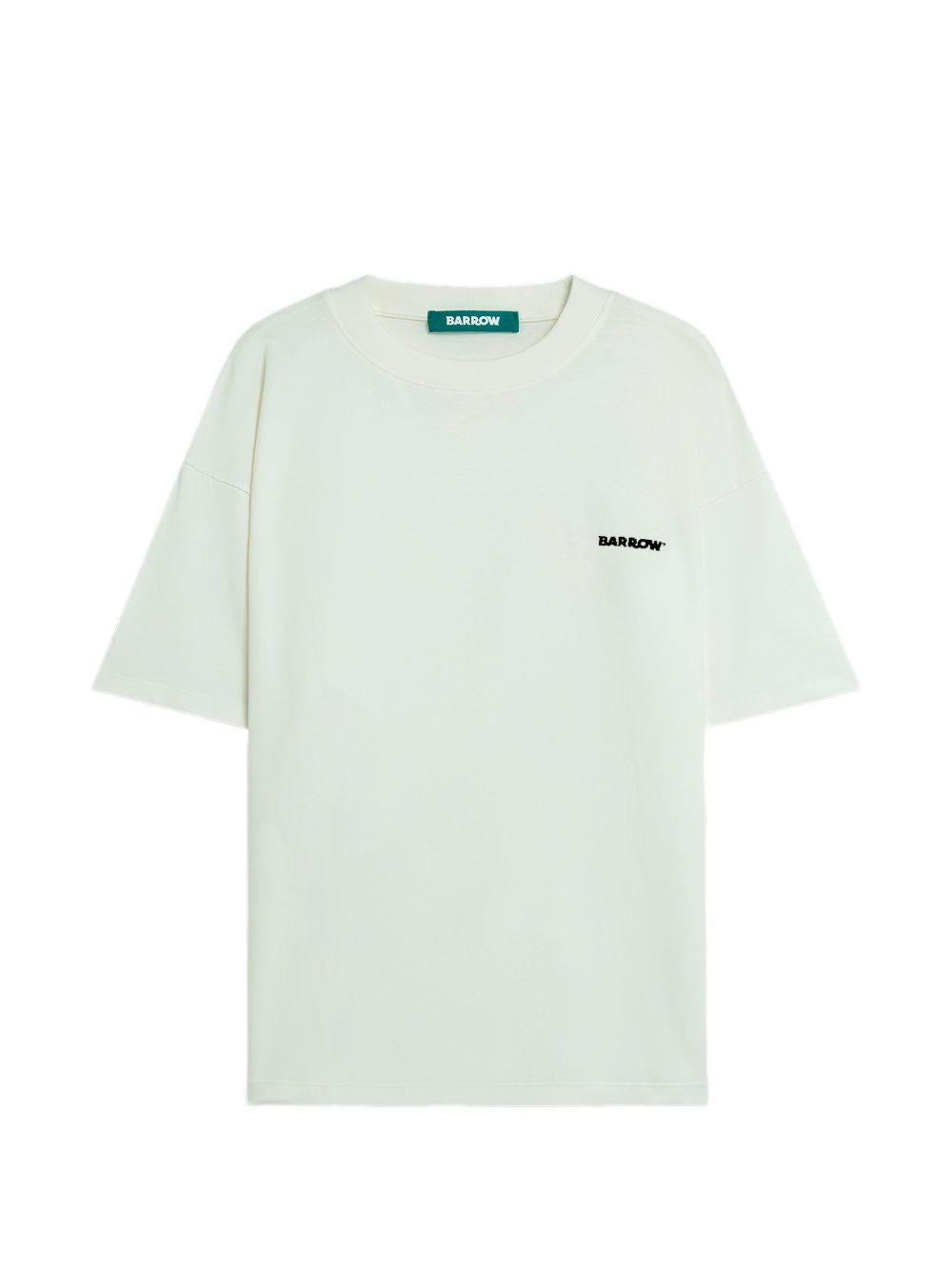 T-shirt in cotone girocollo S6BWUATH010 412 BARROW