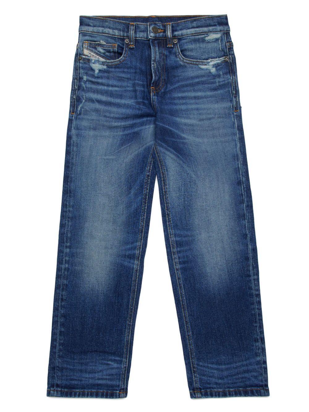 Jeans mini strappi effetto schiarito - Preludio Moda