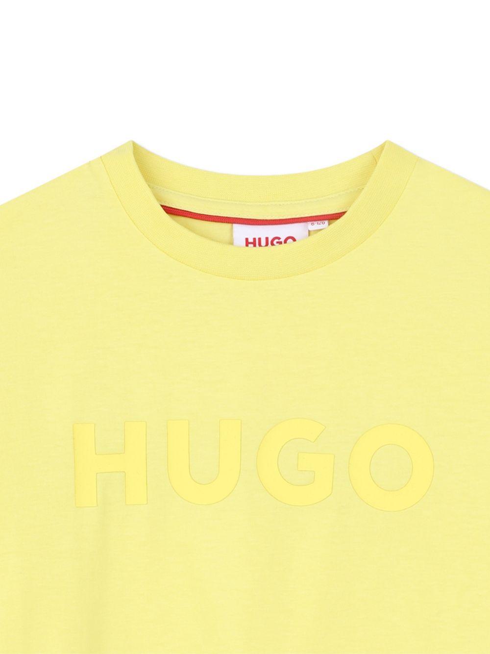 T-shirt girocollo con logo G01014 544 HUGO KIDS