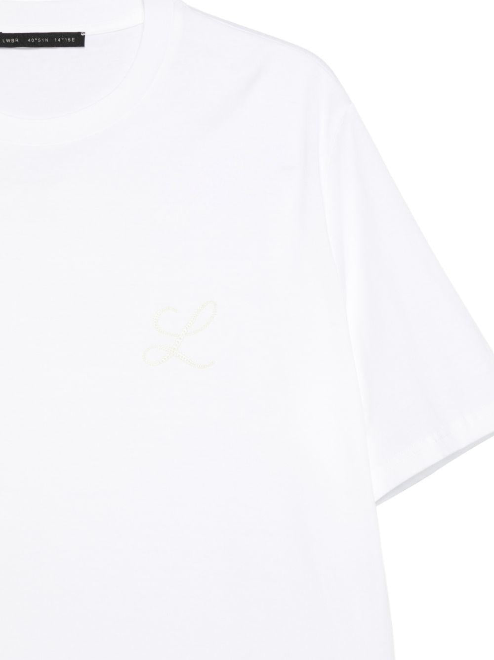 T-shirt in cotone girocollo LT26009 A001 LOW BRAND