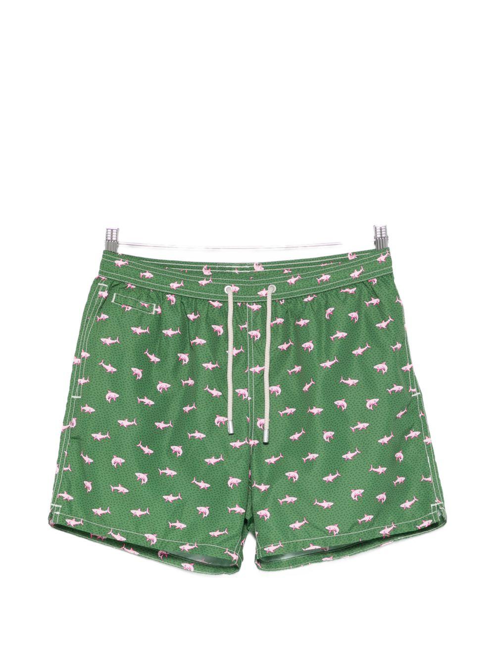 Costume boxer con stampa squali LIG0003 02149L MC2 SAINT BARTH