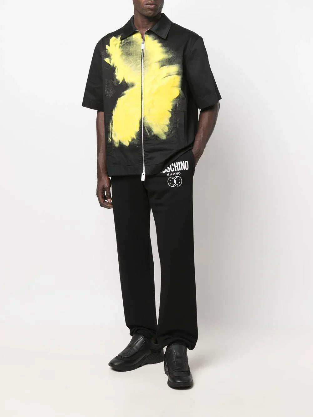 Pantatuta nero logo laterale - Preludio Moda